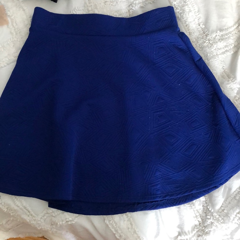 Blue skirt